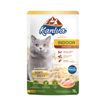 Kaniva Indoor Chicken In Soft Jelly Pouch 